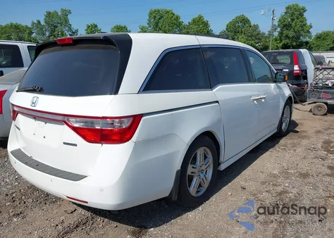 2011 Honda Odyssey Touring/Touring Elite from USA, damaged, VIN 5FNRL5H9XBB088963